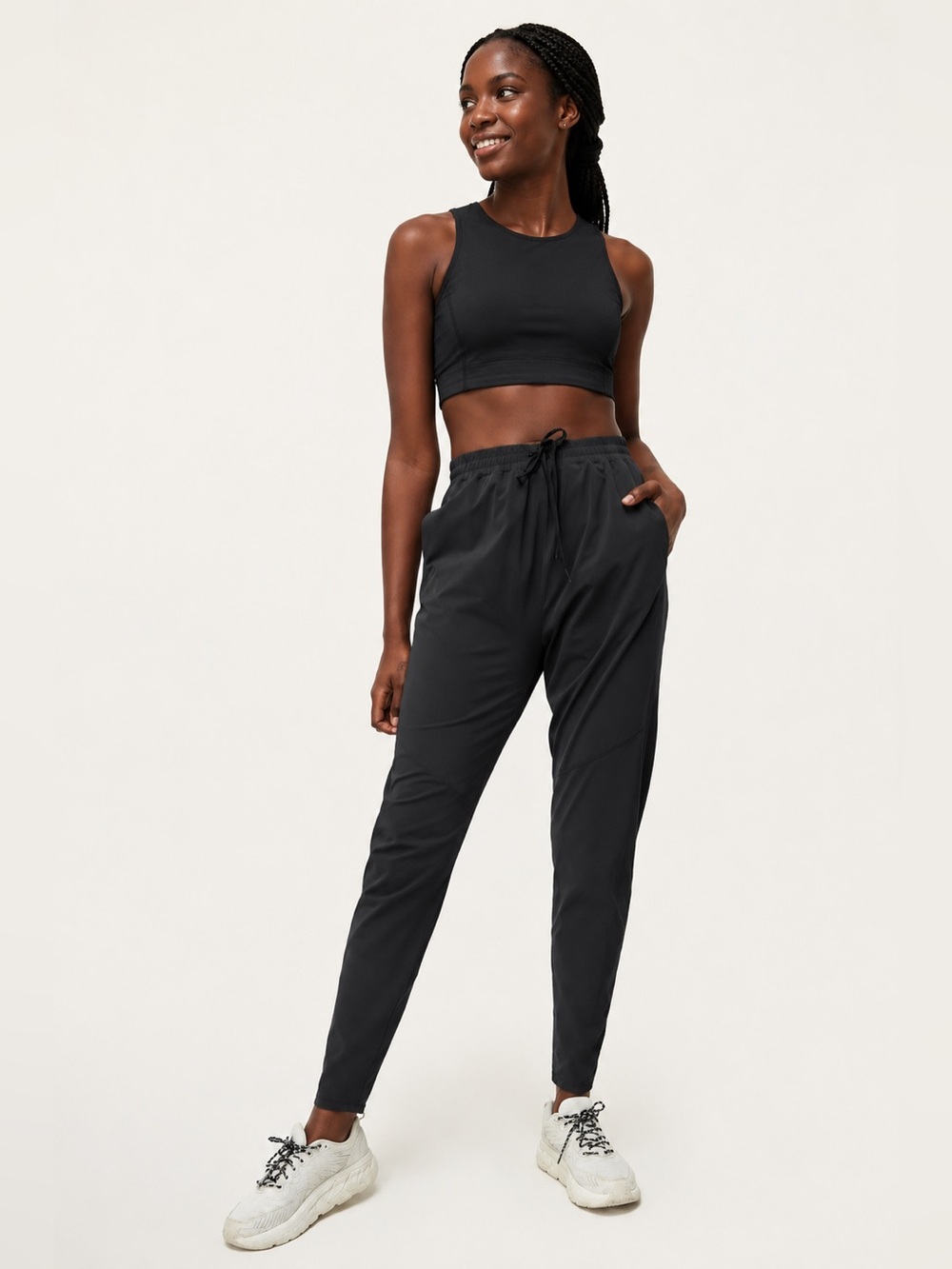Outdoor Voices Joggers Black Elastic Waist Athleisure XS